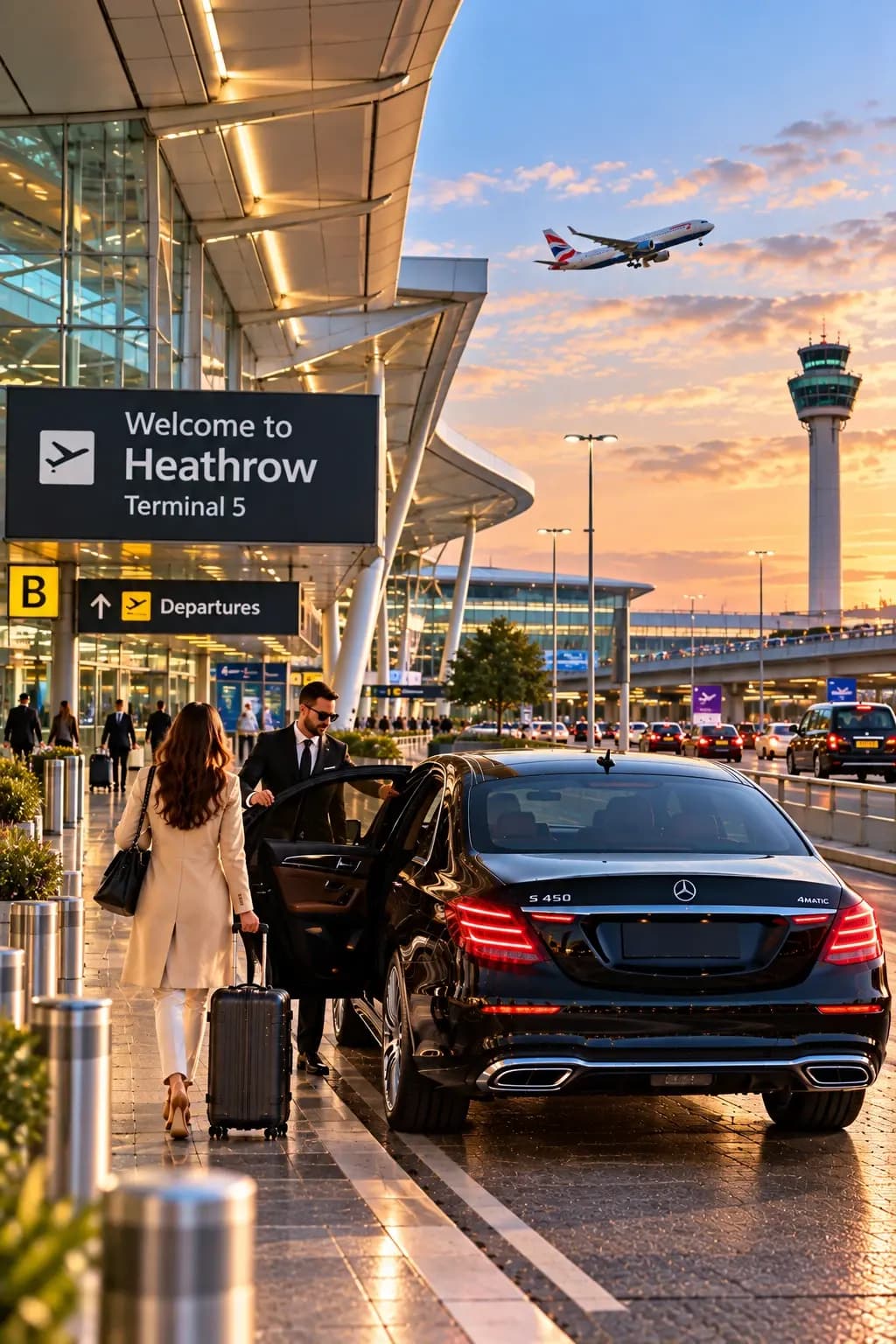 Pickup at Heathrow, drop-off across Oxford