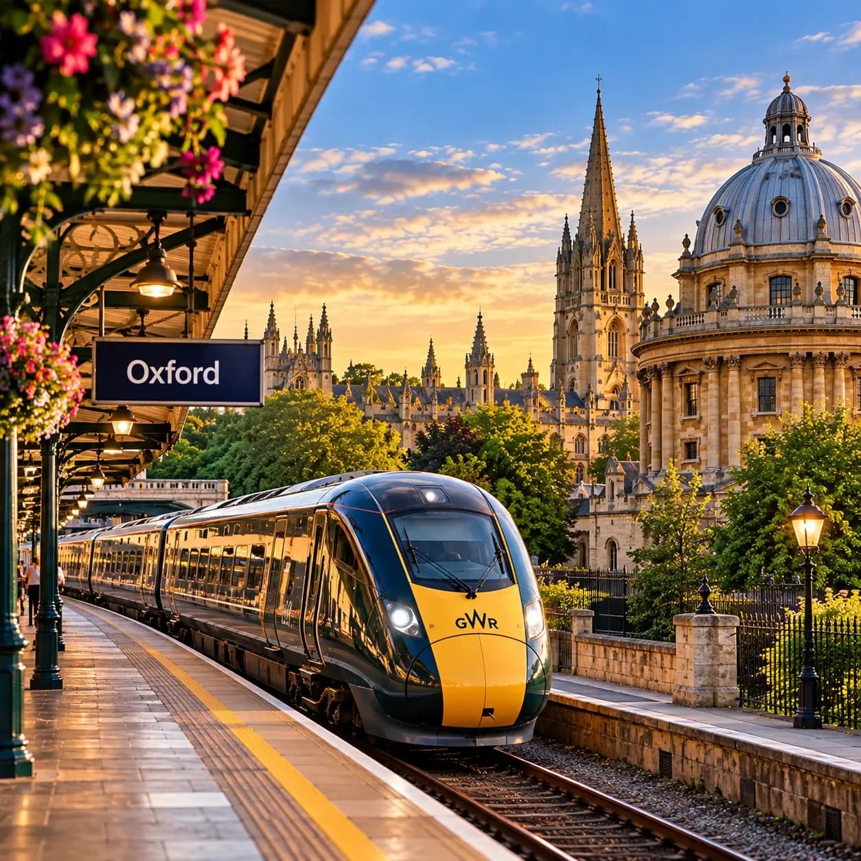 Car, coach or train to Oxford