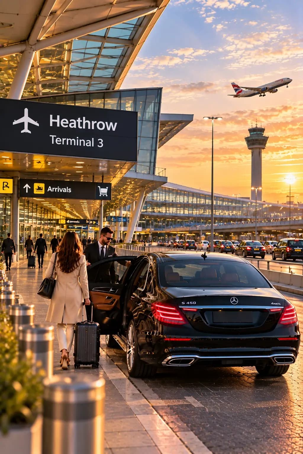 Pickup at Heathrow, drop-off across Cambridge