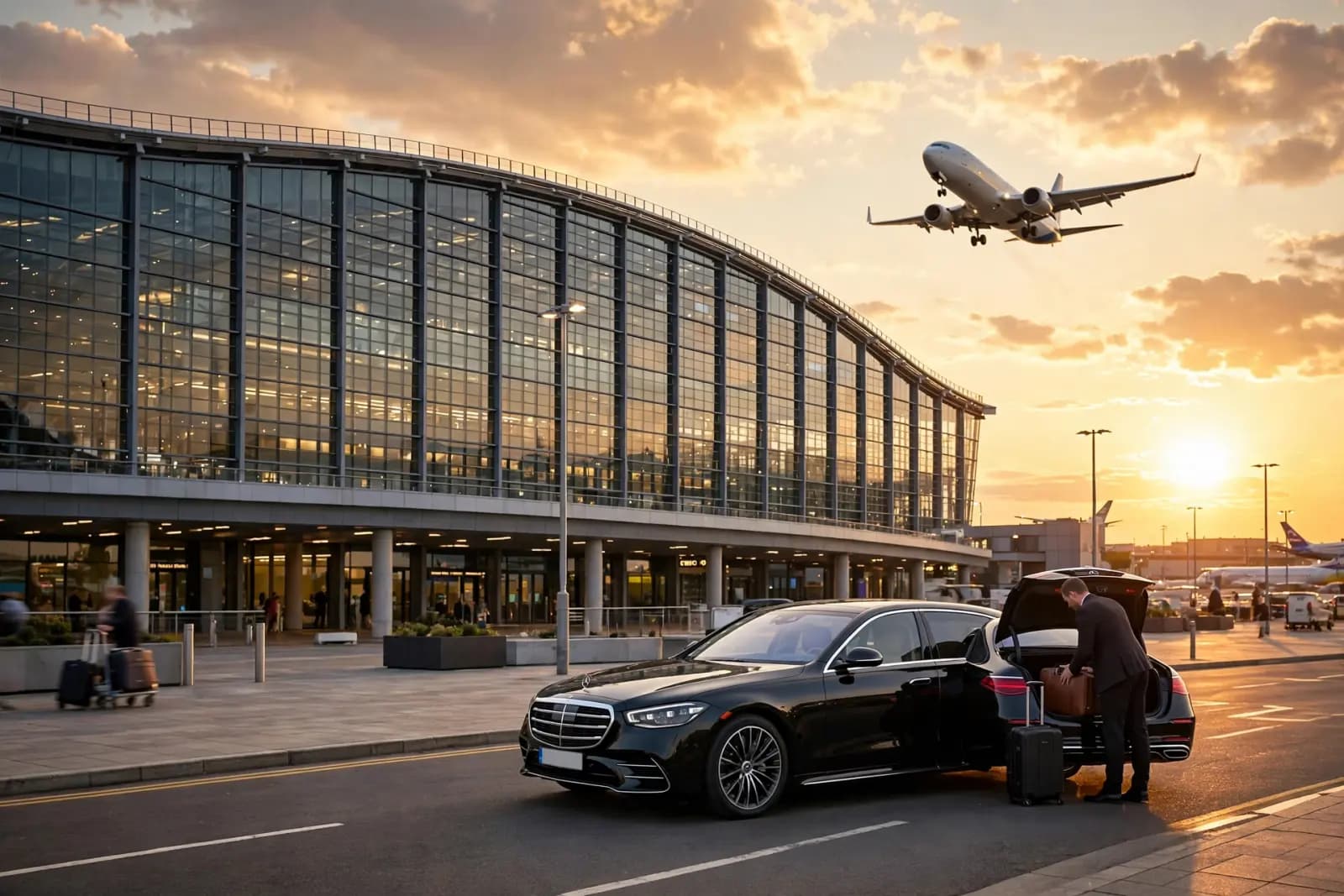 Pickup at Heathrow, drop-off across Reading