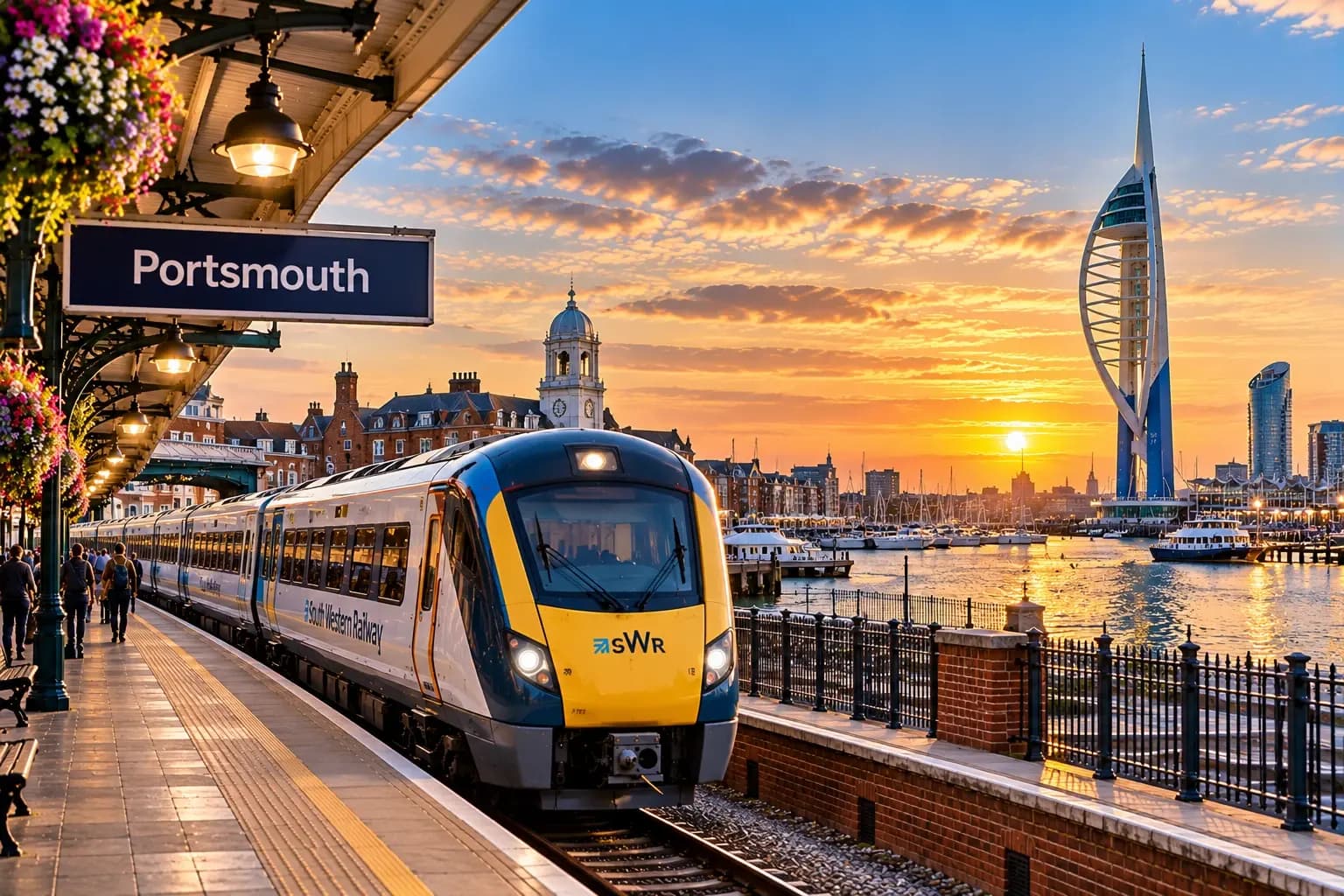 Car, coach or train to portsmouth