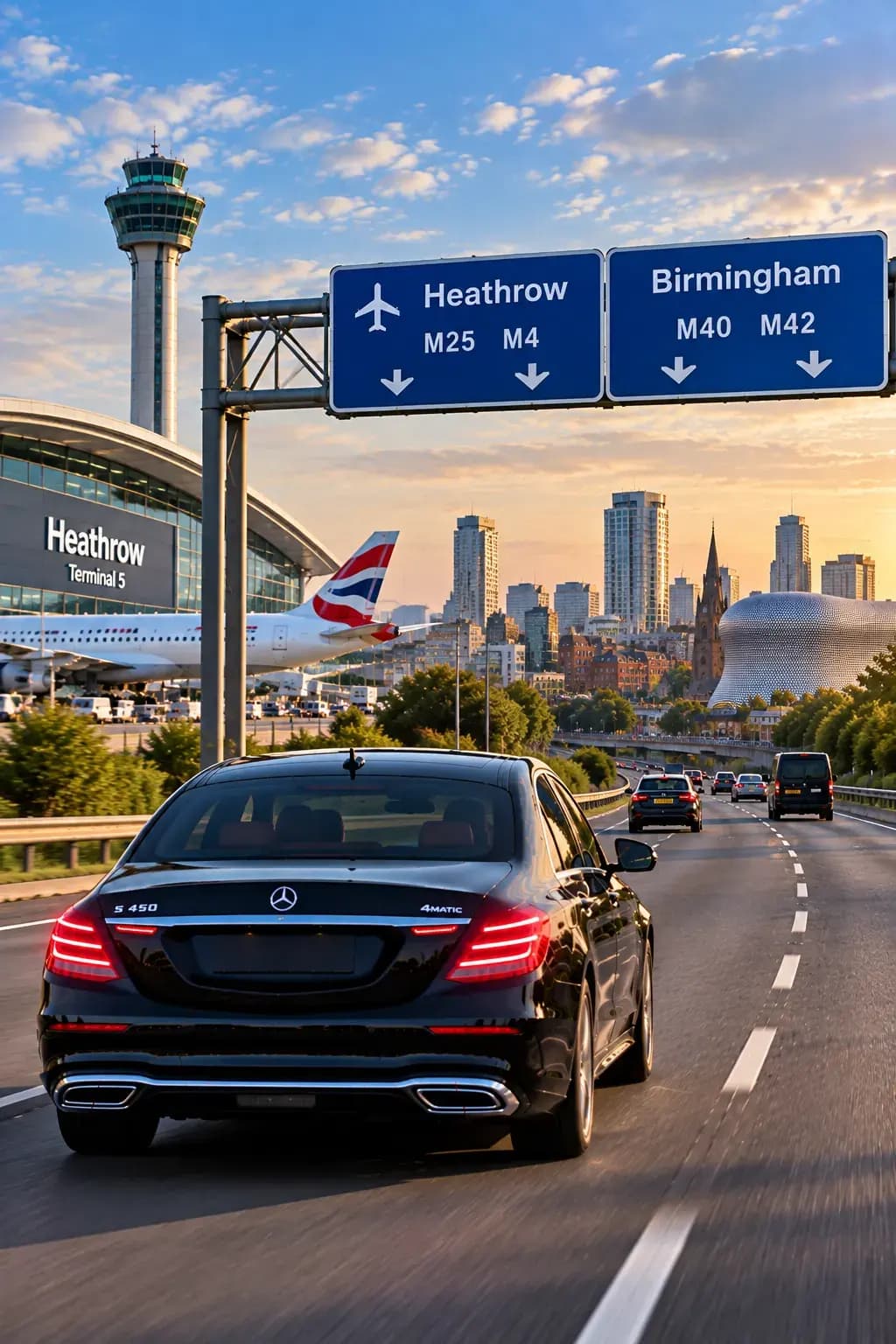Heathrow to birmingham transfer